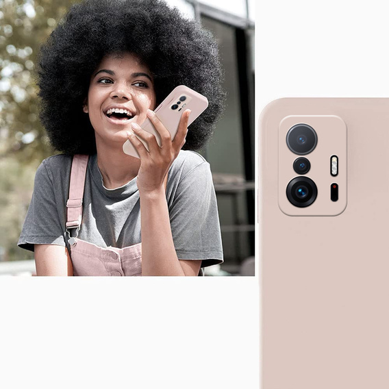 Pouzdro pro Xiaomi 11T / 11T Pro, Silicone Lite, modré