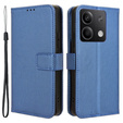 Klopové pouzdro pro Xiaomi Redmi Note 13 5G, Wallet Smart Magnet, modré