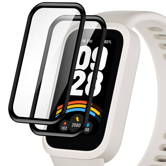 2x hybridní sklo ERBORD pro Xiaomi Smart Band 9 Active