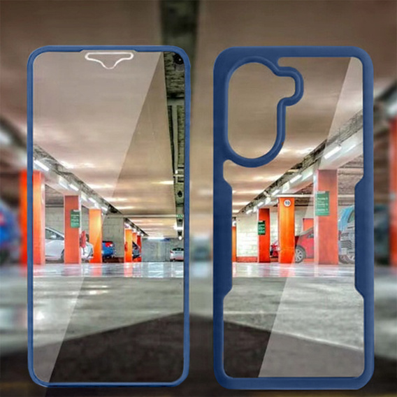 Pouzdro pro Xiaomi Poco X7 Pro 5G, Shockproof, s fólií, modré