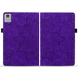 Pouzdro s klopou pro Lenovo Tab M11, flower, fialové