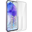 2x tvrzené sklo ERBORD 9H Hard Glass na displeji pro Samsung Galaxy A55 5G