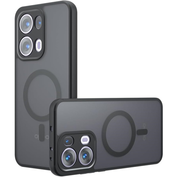 Pouzdro pro Oppo Reno 13 Pro, pro MagSafe, ERBORD Matt Case, černý