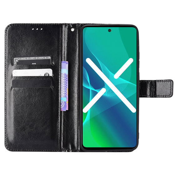 Klopové pouzdro pro Motorola Moto G52 / G82 5G, Crazy Horse Wallet, modré