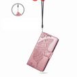 Klopové pouzdro pro Oppo Reno 12FS / 12F, Butterfly, růžové rose gold