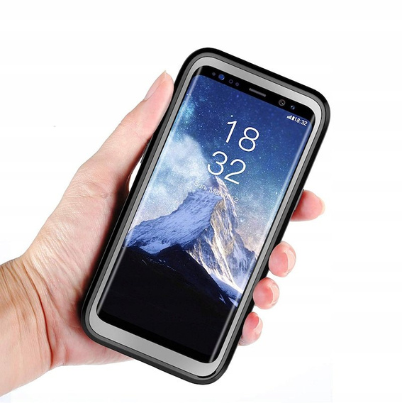 Pouzdro pro Samsung Galaxy S9, Shockproof, s fólií, modré