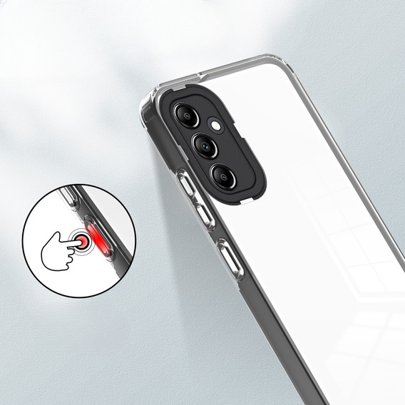 Pouzdro pro Samsung Galaxy A14 5G, Fusion Hybrid, transparentní / černé