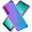 Pouzdro pro Samsung Galaxy A26, Gradient Dropproof, Fialová / modrá