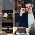 Pouzdro CASEME pro Samsung Galaxy M33 5G, Leather Wallet Case, hnědé