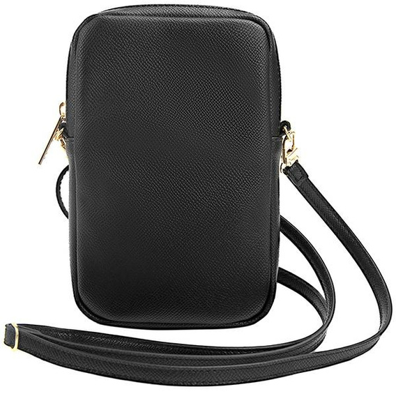 Taška na telefon Guess Zip Leather Triangle 4G