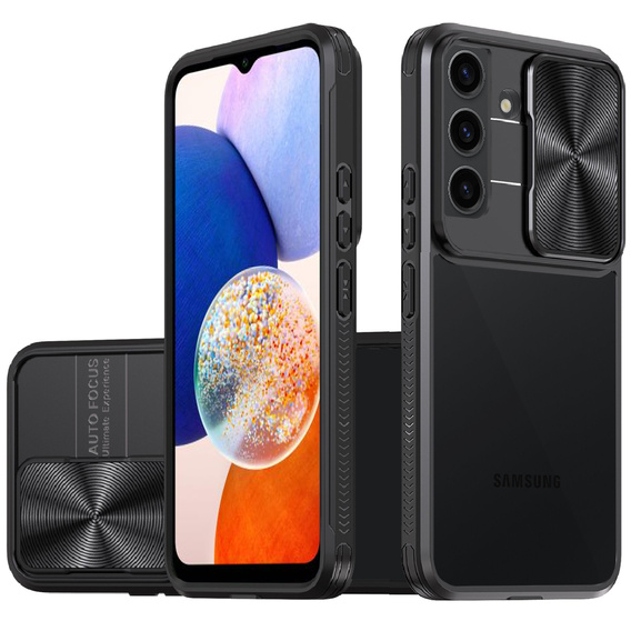 Pouzdro pro Samsung Galaxy A14 4G/5G, Slide Camera, černé