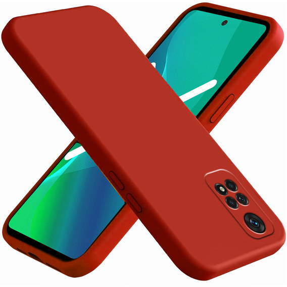 Pouzdro pro Xiaomi Redmi Note 11 / 11S, Silicone Lite, červené