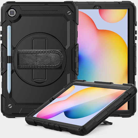 Obrněné pouzdro pro Samsung Galaxy Tab S6 Lite 2020 P610/P615 / S6 Lite 2022 10.4, ochranné 360 se slotem na stylus, modré