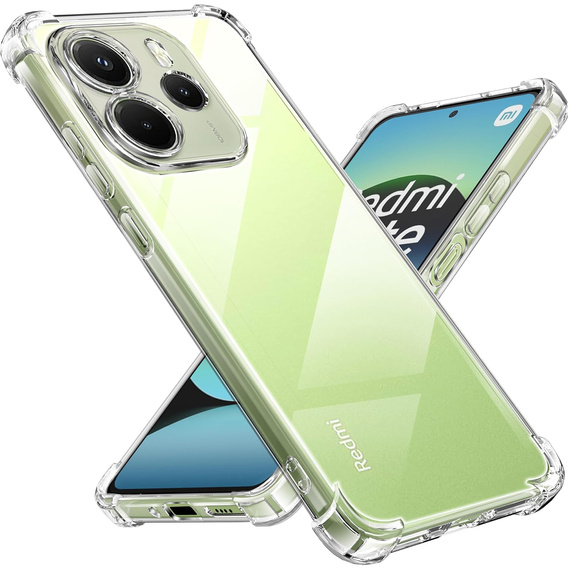 Pouzdro pro Xiaomi Redmi Note 14 4G, Dropproof, průhledné