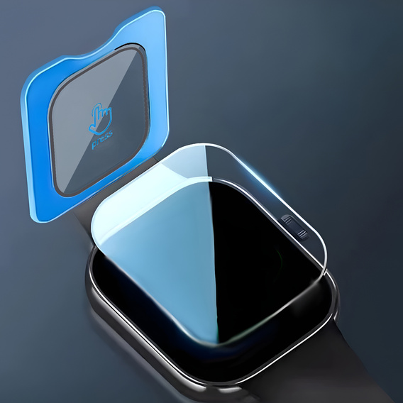 2x Tvrzené sklo s montážním rámečkem ERBORD pro Xiaomi Redmi Watch 5 Lite
