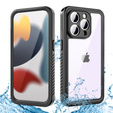 Vodotěsné pouzdro IP68 pro iPhone 15 Pro Max, Redpepper, černé