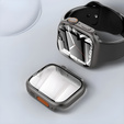 2w1 Etui + Szkło Hartowane Case do Apple Watch 7 / 8 41MM, Czarne/Czerwone