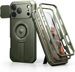 Pancéřové pouzdro Dexnor se stojánkem a spouští fotoaparátu, pro MagSafe pro iPhone 17 Pro Max