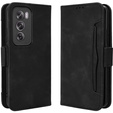 Klopové pouzdro pro Oppo Reno 12 Pro, Card Slot, černé