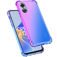 Pouzdro pro Oppo A17, Gradient Dropproof, Fialová / modrá