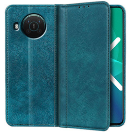 Pouzdro pro Nokia X10 / X20, Wallet Litchi Leather, zelené