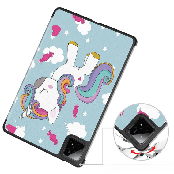 Pouzdro pro Xiaomi Pad 7 / 7 Pro, Smartcase, unicorn