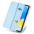 Pouzdro pro iPad 10.9 2022 10 Gen, Smartcase Hybrid, se slotem na stylus, modré