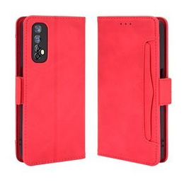 Klopové pouzdro pro Realme 7, Card Slot, červené