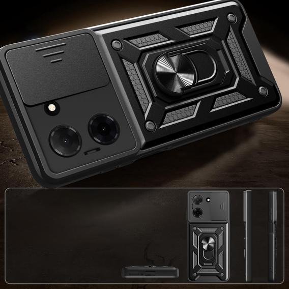 Pouzdro pro Xiaomi Redmi A5, CamShield Slide, černé