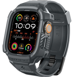 Etui Pasek SPIGEN do Apple Watch 4/5/6/7/SE 44/45mm, Rugged Armor Pro, Charcoal Grey
