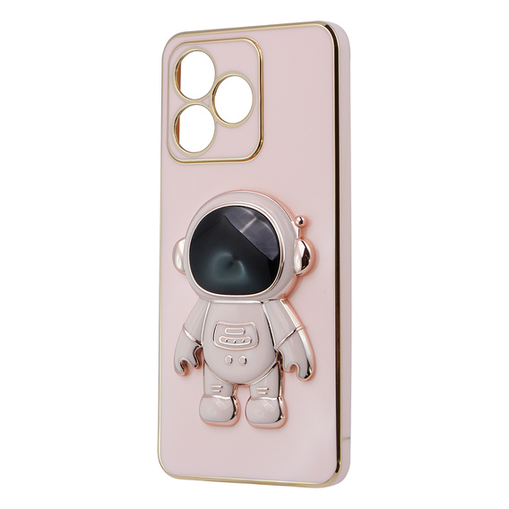 Pouzdro pro Realme C51, Astronaut, růžové
