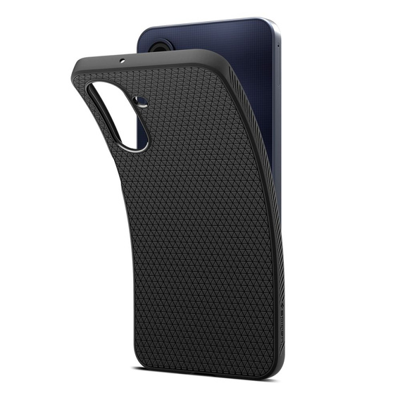 Pouzdro Spigen pro Samsung Galaxy A26 5G, Liquid Air, černé + 9H tvrzené sklo