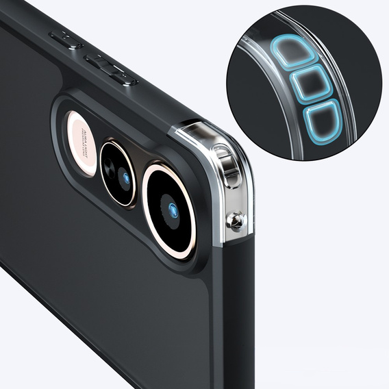 Pouzdro pro Vivo V50 Lite 4G / 5G, Fusion Hybrid, průhledné