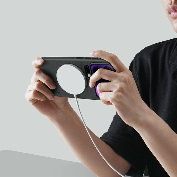 Pouzdro NILLKIN Frosted Shield Pro MagSafe pro Xiaomi 17 Pro Max, černé