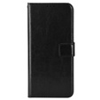 Klopové pouzdro pro Realme C33, Crazy Horse Wallet, černé