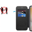 Klopové pouzdro pro Samsung Galaxy S24 FE, RFID Wallet MagSafe CamShield, černé