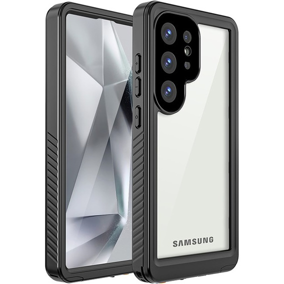 Vodotěsné pouzdro IP68 pro Samsung Galaxy S25 Ultra, černé