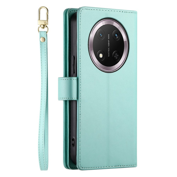 Klopové pouzdro pro Honor Magic 7 Lite, Wallet Zipper Pocket, mincovní