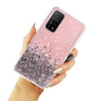 Pouzdro pro Xiaomi Mi 10T 5G / Mi 10T Pro 5G, Glittery, světle růžové