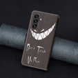 Klopové pouzdro pro Samsung Galaxy A05s, Wallet, Don't Touch My Phone, černé