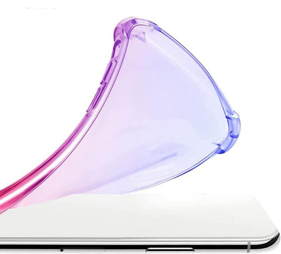 Pouzdro pro Oppo A80, Gradient Dropproof, Fialová / modrá