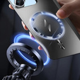 Pouzdro pro Oppo Reno 13, MagSafe, stříbrné,