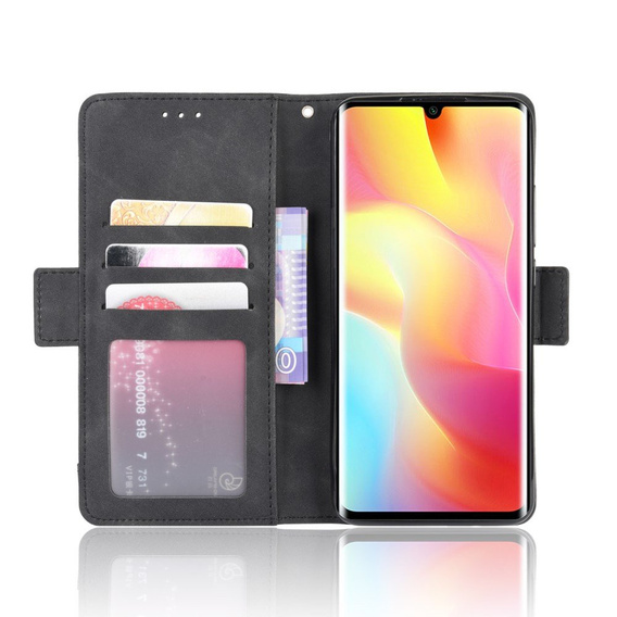 Klopové pouzdro pro Xiaomi Mi Note 10 Lite, Card Slot, černé