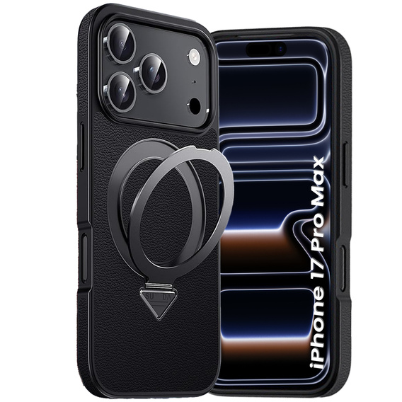 Kožené pouzdro s podstavcem MagSafe pro iPhone 17 Pro Max