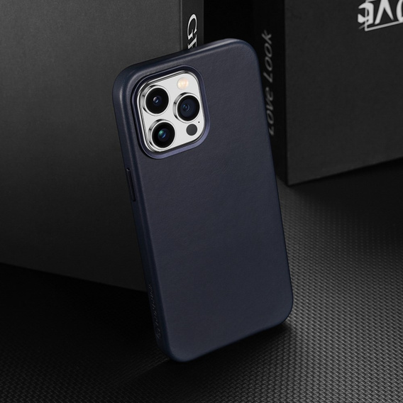 Pouzdro pro iPhone 14 Pro Max, Dux Ducis Max Naples, modré