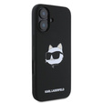 Pouzdro Karl Lagerfeld Silicone Choupette Head Print pro iPhone 16