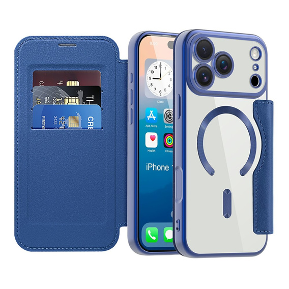 Peněženkové flipové pouzdro MagSafe RFID s ochranou fotoaparátu pro iPhone 17 Pro Max