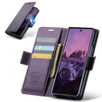 CASEME Litchi Wallet flipové pouzdro pro Samsung Galaxy Z Fold7 5G