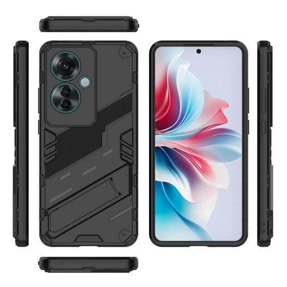 Pouzdro pro Oppo Reno 11F 5G, Military kickstand, černé