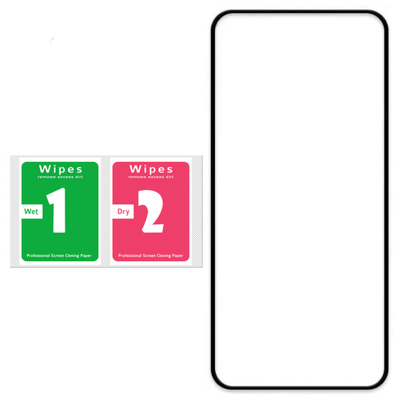 3D tvrzené sklo pro Nothing Phone 1, černé